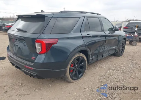 2022 Ford Explorer St из США, поврежденный, VIN 1FM5K8GC4NGA99866